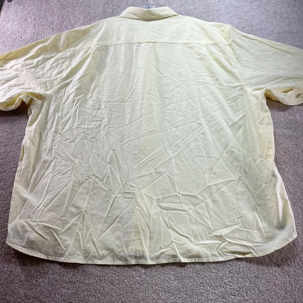 Tommy Bahama Button Down Mens 3XL Yellow Long Sleeve Oxford Shirt‎ NWT